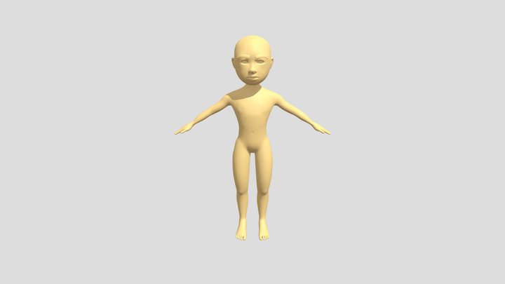 Boy Base Model 3D Model