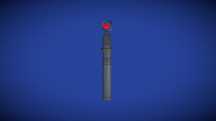 8th Doctor's Sonic Screwdriver 3D Model
