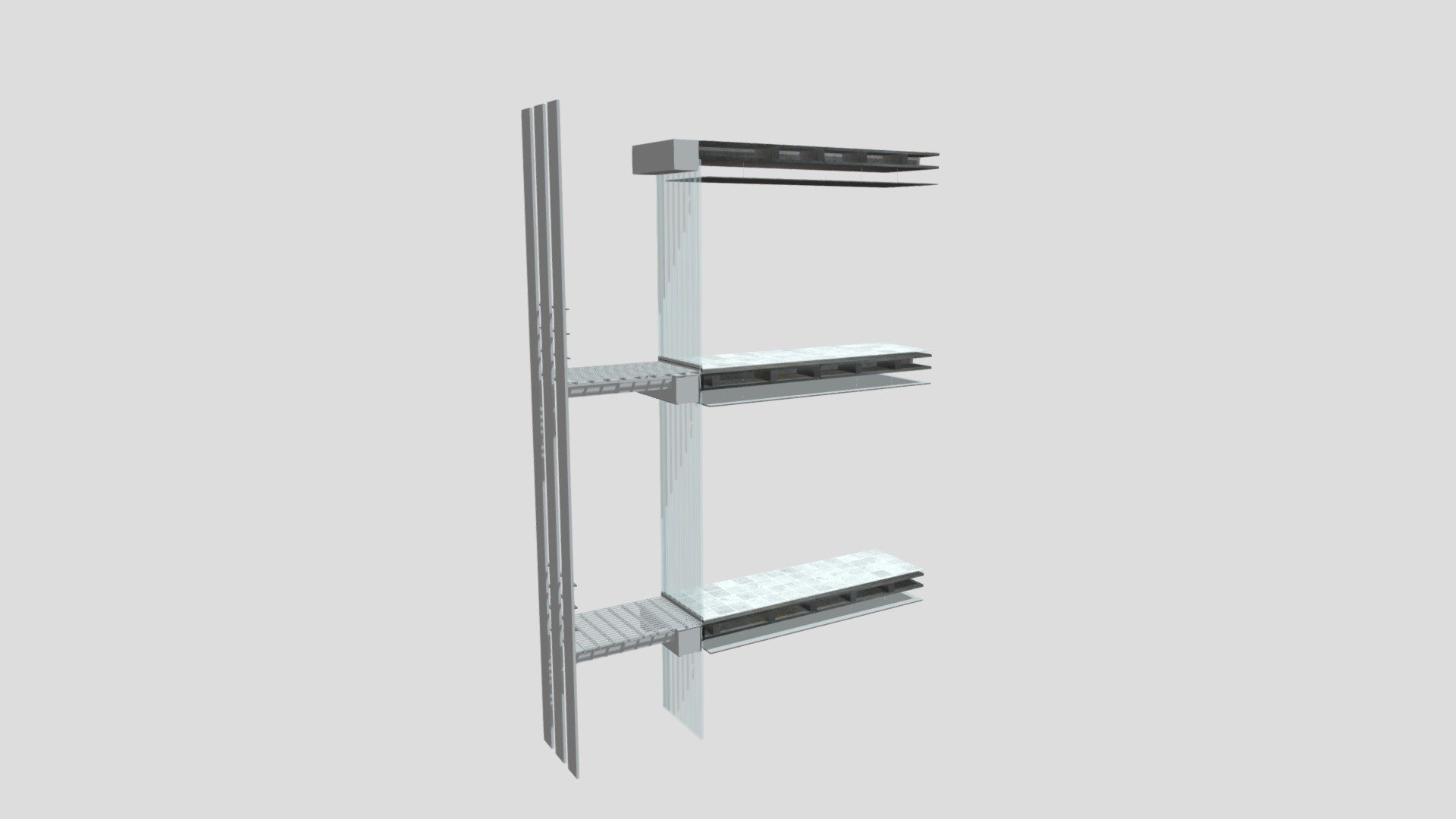 Emergency exit Facade Section: PART 1
