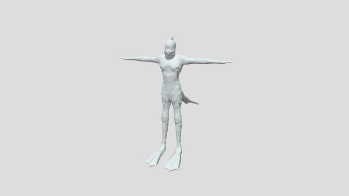 School project Character 3D Model