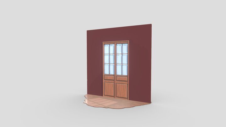 Dorm Door 3D Model