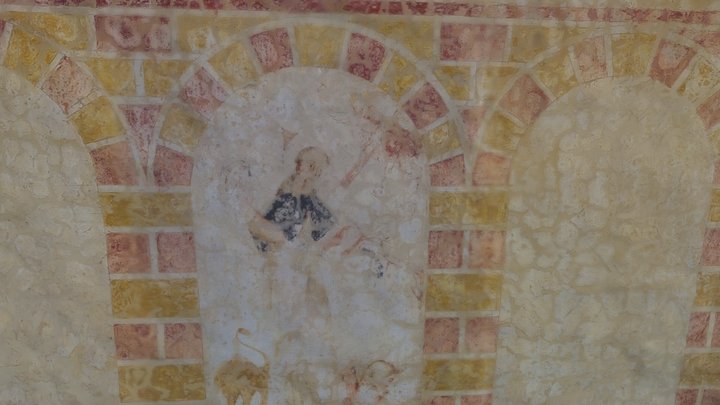 Mural ermita Santa Marta 3D Model