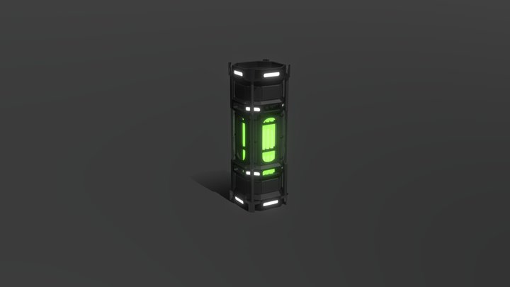 Small Fission Reactor 3D Model