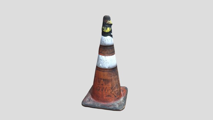 Traffic Cone 3D Model