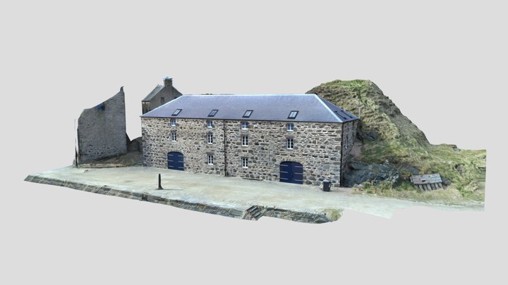 Portsoy Marble Building, Portsoy Old Harbour 3D Model
