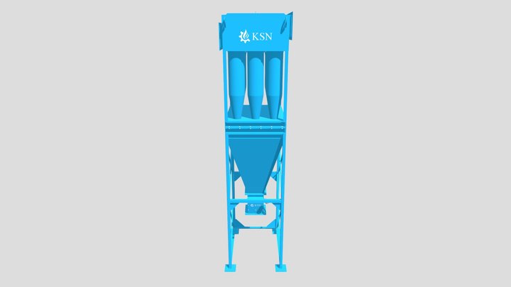 Multi-Cyclone – 12 Elements 3D Model