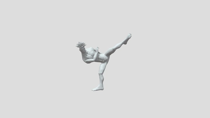 High Kick Model 3D Model