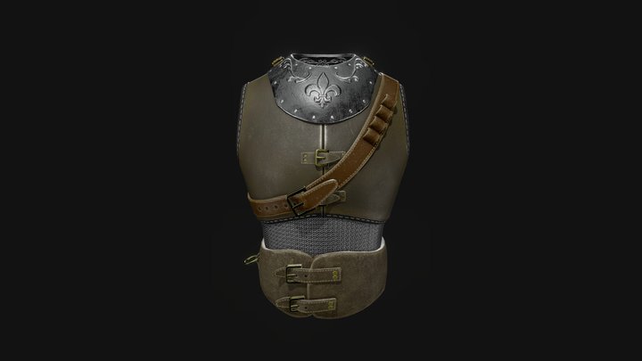 Leather Armor 3D Model