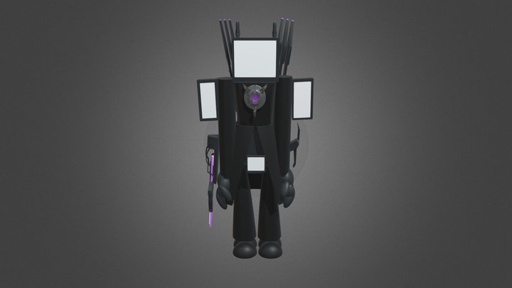 titan Tv man 1.5 3D Model