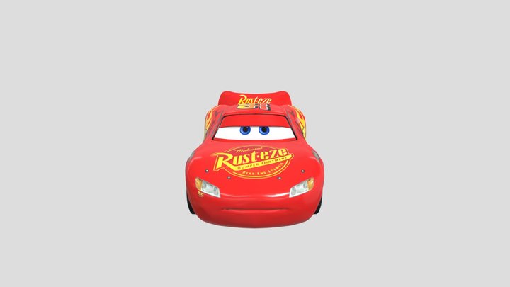 lightning_mcqueen--lightning_league_mobile 3D Model
