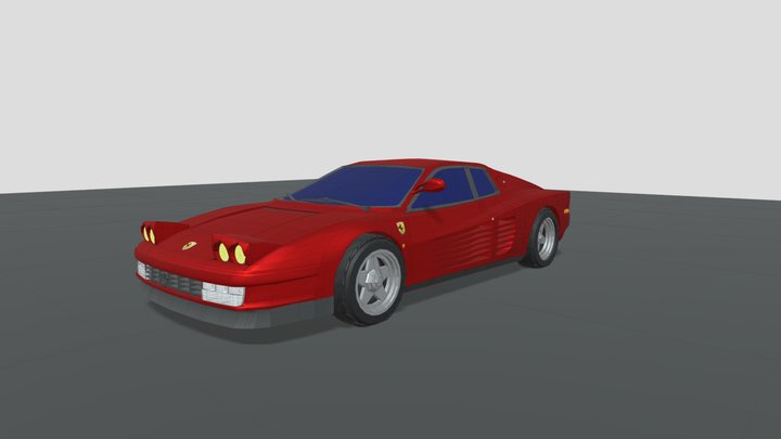 Testarossa_Ferrari 3D Model