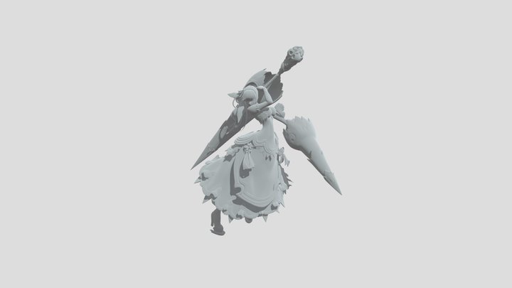 Ivory Bride and the Warblade 3D Model