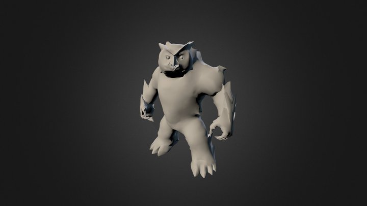 Owl Bear 3D Model