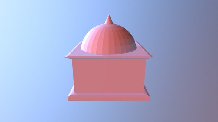 Masjid Simple 3D Model
