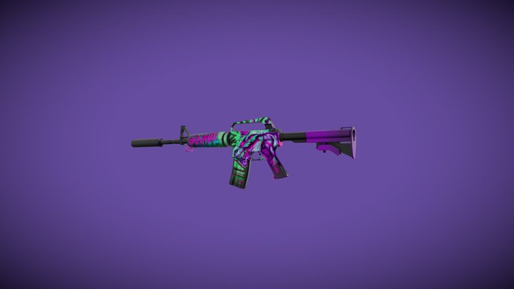 M4A1-S | Primal 3D Model