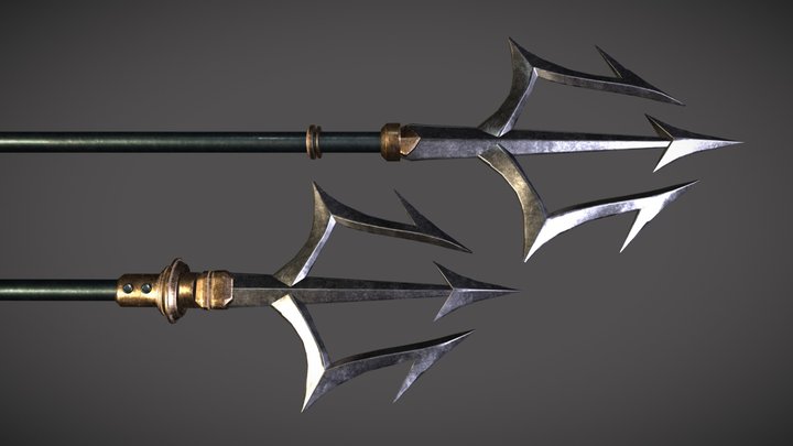 Tridents weapons part 1 3D Model
