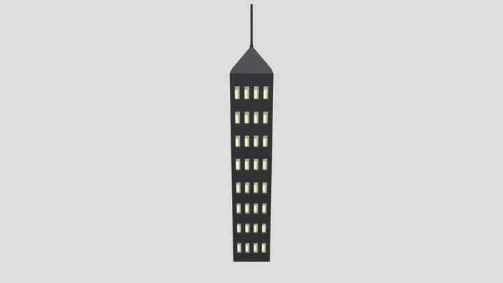 Tall skyscraper 2 3D Model