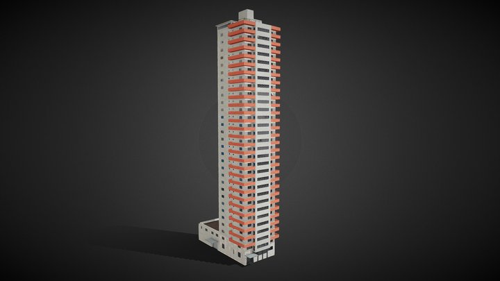 Edificio Someillan Cuba 3D Model
