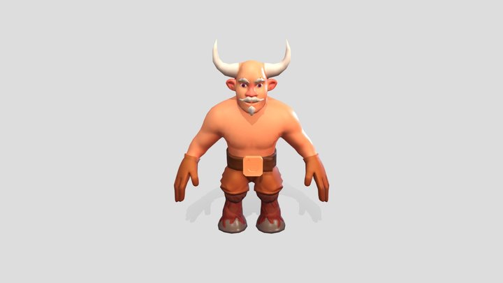 Barbarian 3D Model