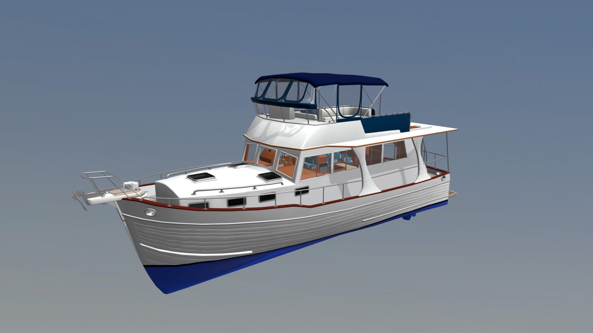 3D print Grand Banks 42 RC boat Fishing boat trawler • made with ET5・Cults