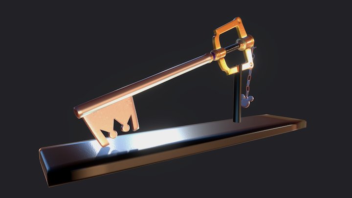 Keyblade: Kingdom Key 3D Model