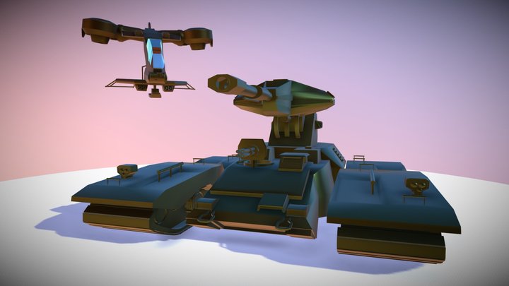 HALO Scorpion And Hornet 3D Model
