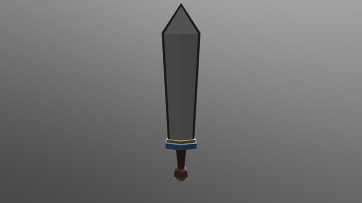 My first Sword 3D Model