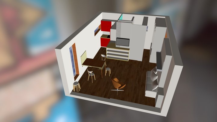 q-box 2 interior 3 3D Model