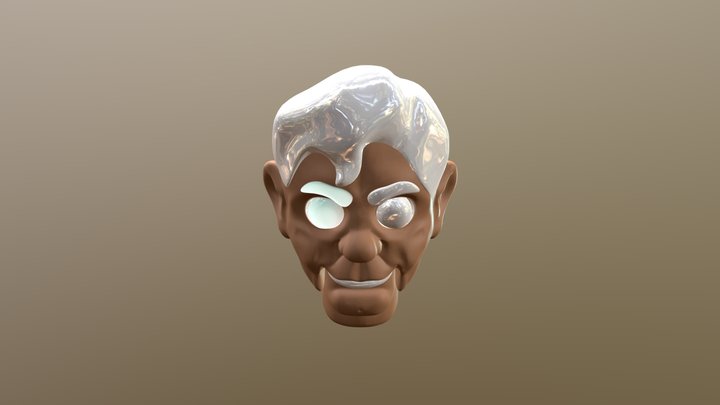 Slappys head from goosebumps 3D Model