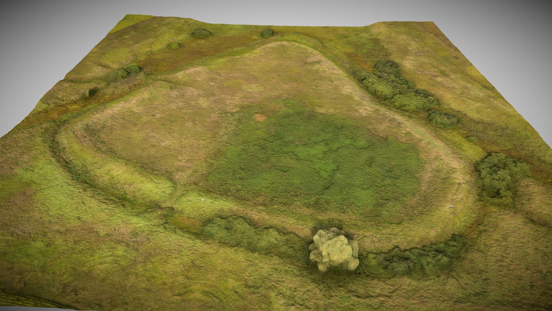 Змеевское городище II. Закамье РТ. — Sketchfab embed 3D viewer