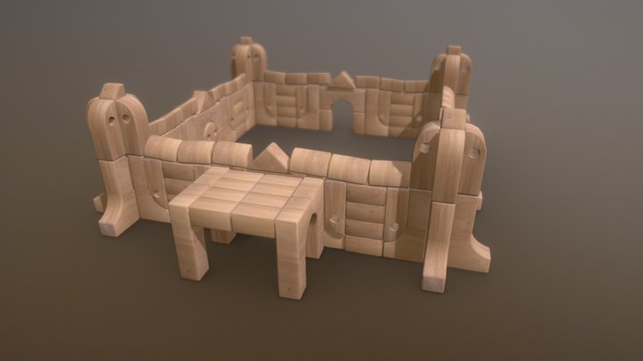 wk8_castle_anand_shlok 3D Model