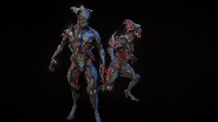 Night Hunter - Nidus Skin + Helmet 3D Model