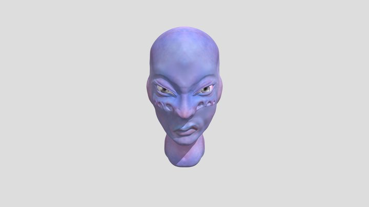 Angry Snake Dude 3D Model