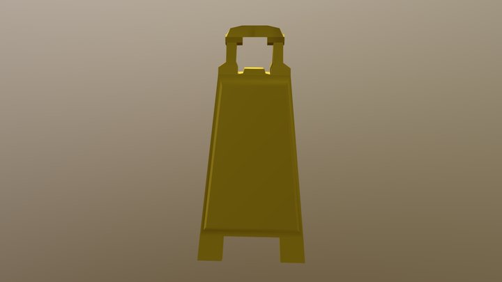 Wet floor sign 3D Model