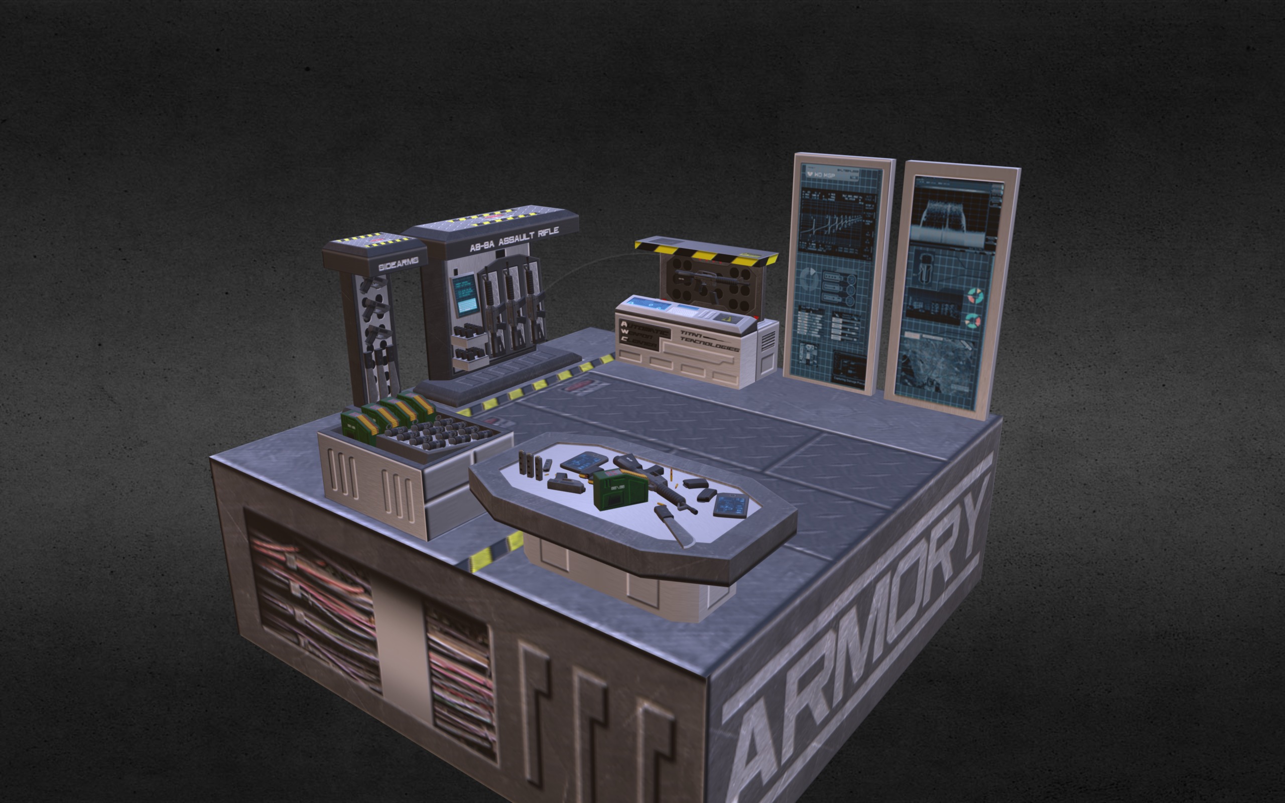 Armory 3D Model By MilkManSG 145c997 Sketchfab   Blob 