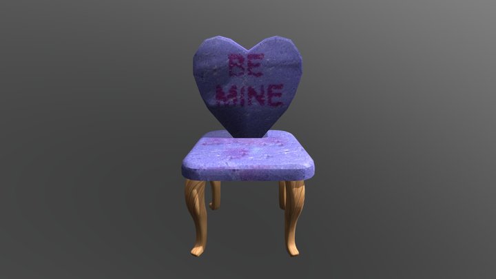 Heart Chair 3D Model