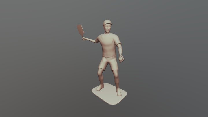 picklePlayer001 3D Model