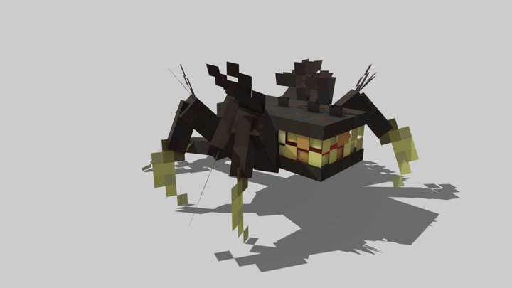 Новый моб для Minecraft: Killer Crab 3D Model