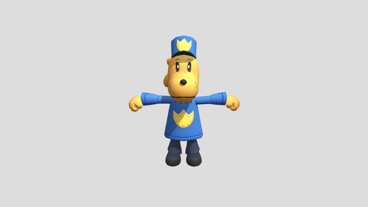 Dog Man Add To Gmod 3D Model