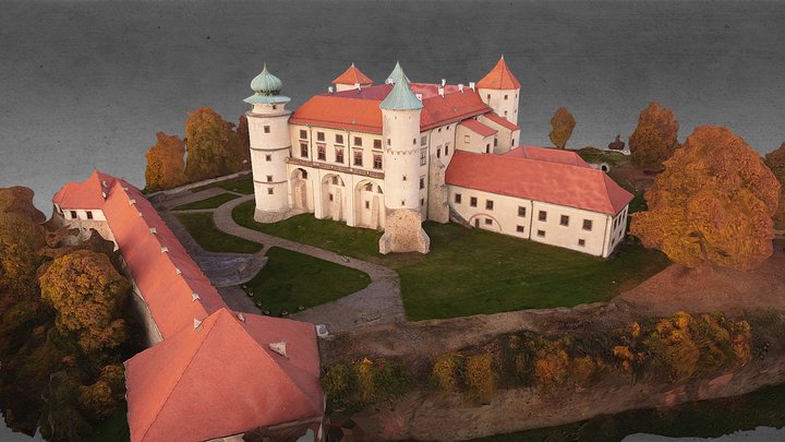 Zamek Nowy Wiśnicz (Polska) 3D Model
