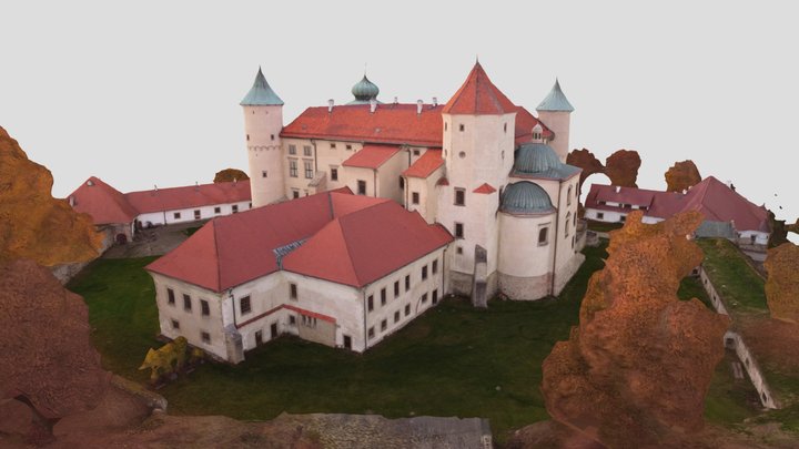 Zamek Nowy Wiśnicz (Polska) 3D Model