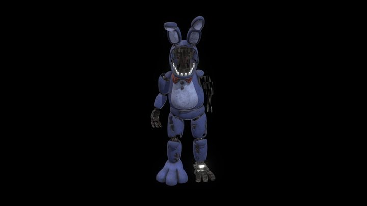 Withered Bonnie - Five Nights At Freddy's 2 3D Model