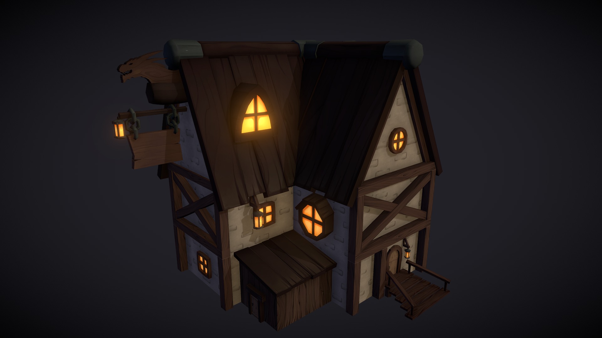 House - 3D model by Kurupapuru [14616f1] - Sketchfab