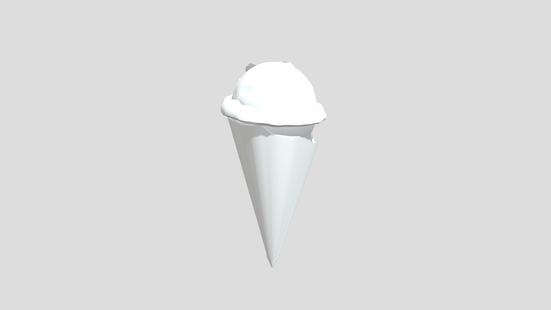 Ice Cream Cones - Download Free 3D model by Cazites [1461ffb] - Sketchfab