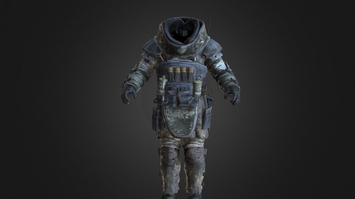 Juggernaut Body No Helmet 3D Model