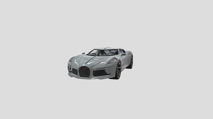 Bugatti La Voitre Noir 3D Model