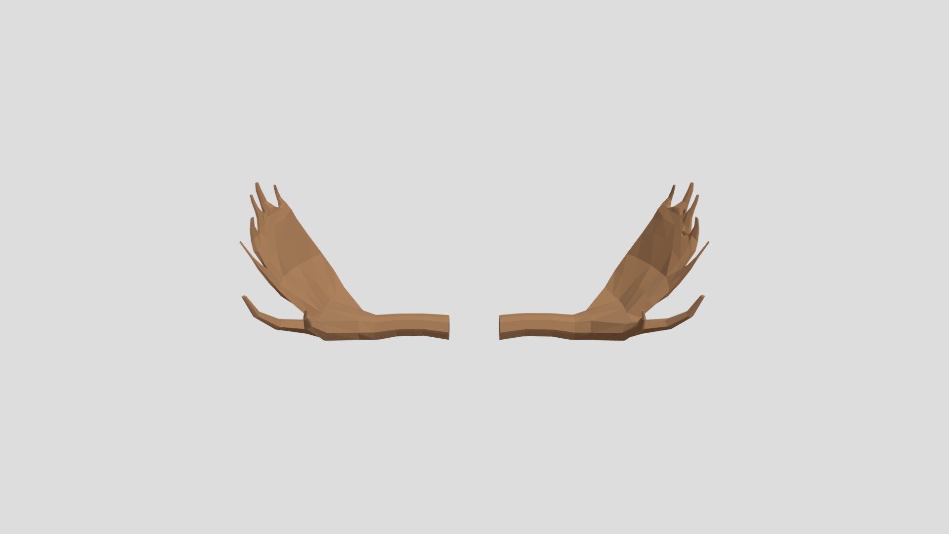 Moose antlers from Poly by Google