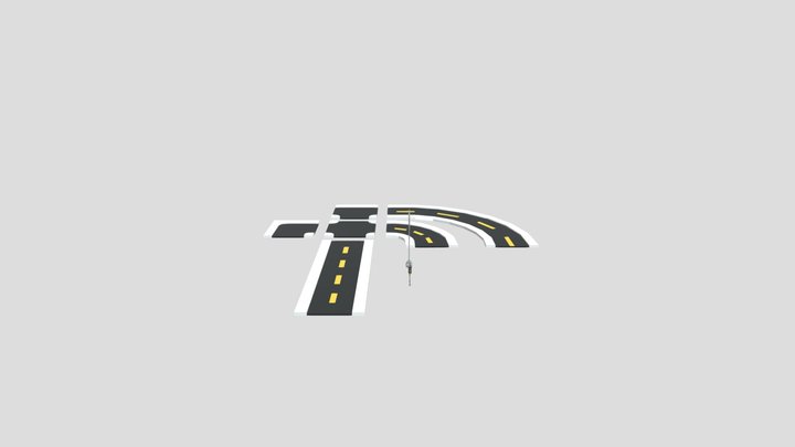 Road Packs 3D Model