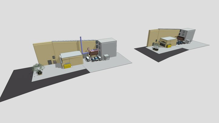 Вентиляция-Газовая 3D Model