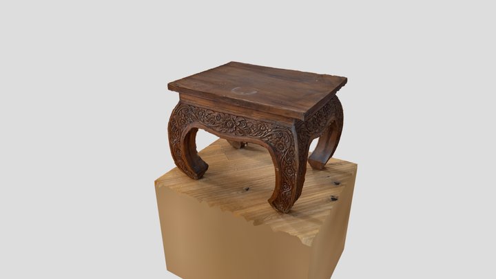 Thailand ornamental table 3D Model